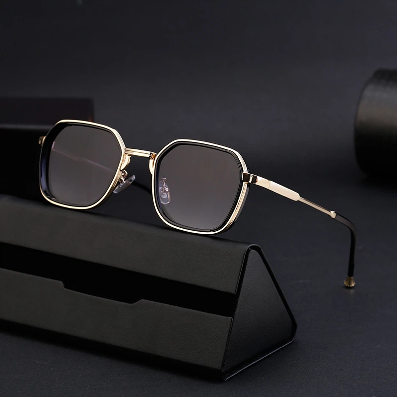 Gafas de metal + packaging